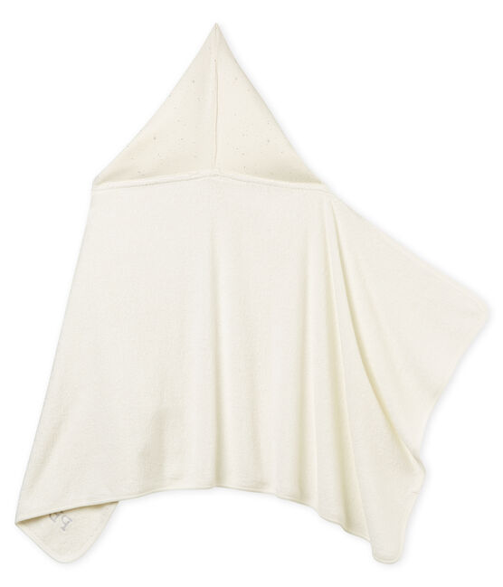 Mantellina da bagno bebè unisex bianco MARSHMALLOW
