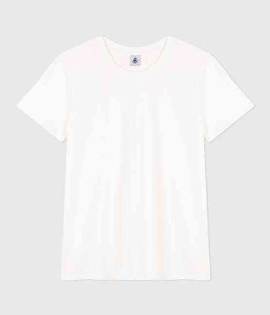 T-shirt LE DROIT girocollo in cotone Donna bianco ECUME