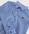 Camicia a manica lunga in popeline bambino bianco MARSHMALLOW/bianco MULTICO