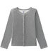Cardigan per bambina millerighe in tubique