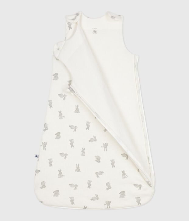 Sacco nanna in cotone neonato TOG 2 bianco/grigio
