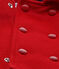 Caban unisex in felpa rosso TERKUIT