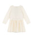 Vestito bi-materiale da bambina