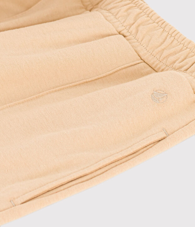 Pantaloni in cotone donna beige