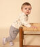 Pantaloni in tessuto felpato per bebè grigio CHATON CHINE