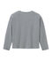 T-shirt maniche lunghe bambina blu SMOKING/bianco MARSHMALLOW
