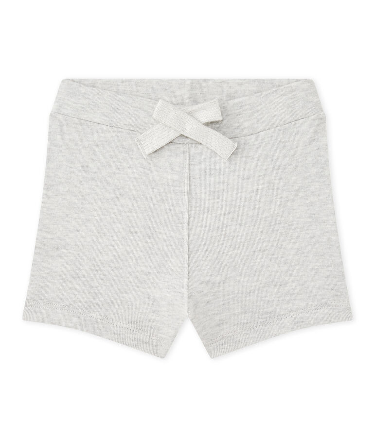 Shorts per beb&egrave; maschio grigio
