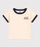 T-shirt bebè a maniche corte in jersey leggero bianco AVALANCHE/blu SMOKING