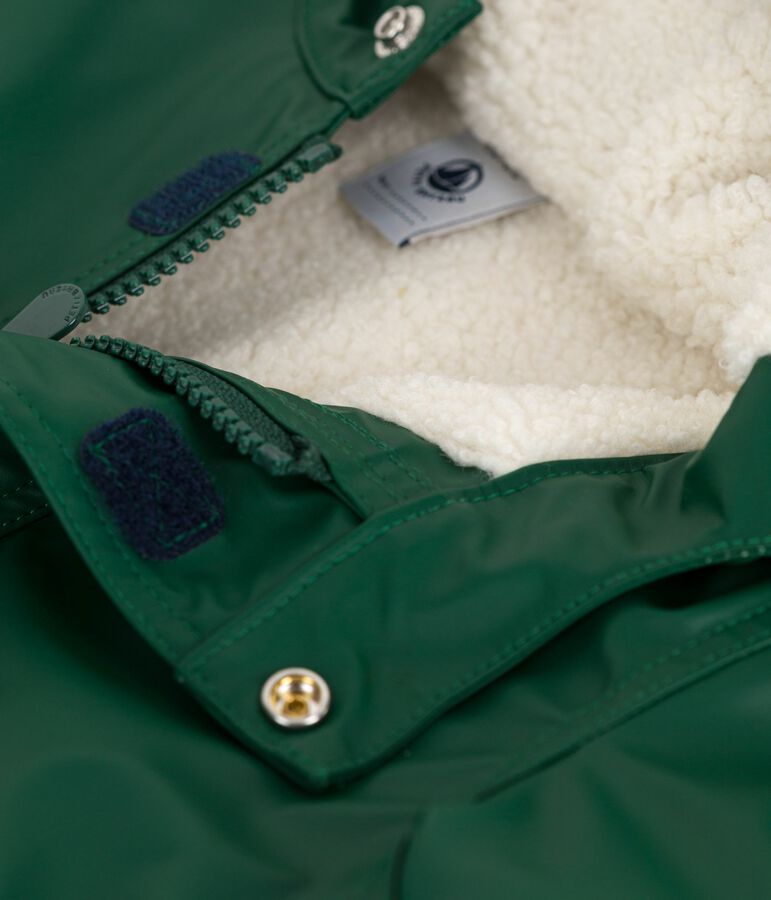 Cerata calda in sherpa neonato verde WILLOW