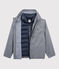 Giacca a vento 3 in 1 riciclato bambino blu SMOKING