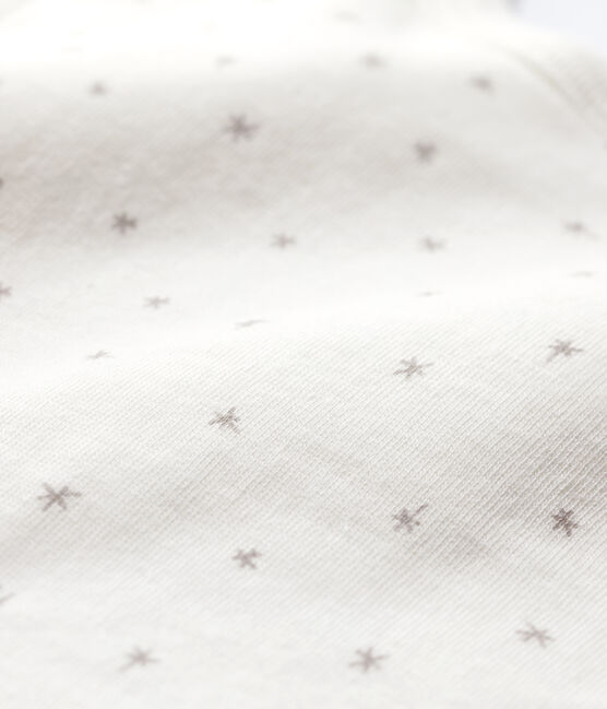 Bavaglino nascita bebè a stelline bianco MARSHMALLOW/grigio GRIS