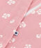 Sacco nanna neonato in cotone a fiori TOG 1 rosa CHARME/bianco MARSHMALLOW