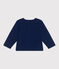 Cardigan in cotone tinta unita neonato blu MEDIEVAL