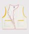 Gilet senza maniche in sherpa tinta unita bambino MILK