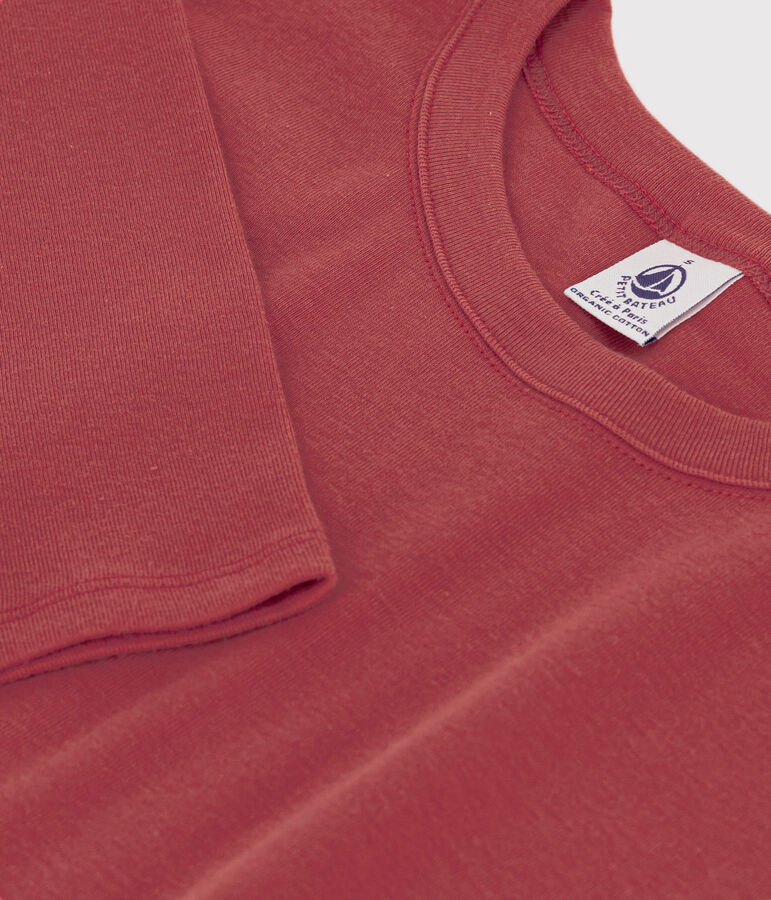 T-shirt L'ICONIQUE girocollo in cotone donna rosa