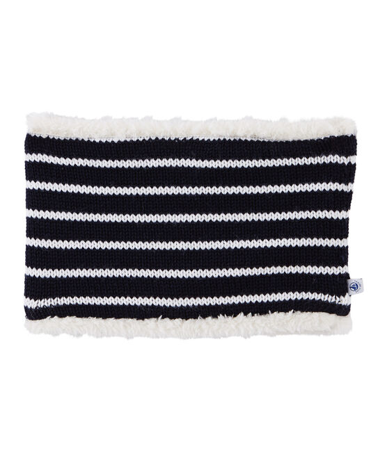 Ampia fascia paraorecchie bambino unisex blu SMOKING/bianco MARSHMALLOW