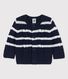 Cardigan bebè in tricot a trecce