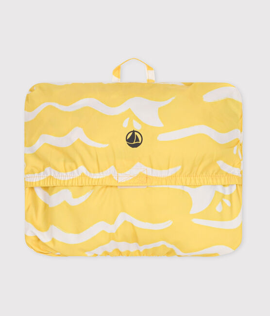 Giacca a vento ultraleggera bambino giallo ORGE/bianco MARSHMALLOW