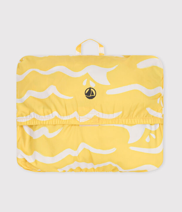 Giacca a vento ultraleggera bambino giallo/bianco