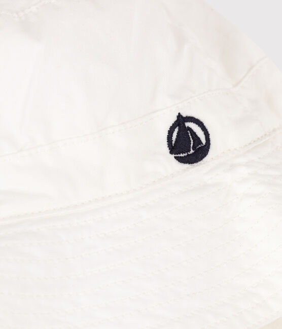Cappellino in twill neonato bianco MARSHMALLOW