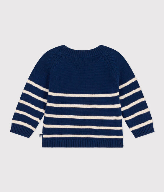 Pullover in cotone bebè blu MEDIEVAL/ AVALANCHE