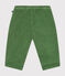 Pantaloni in velluto neonato verde PALMERAIE
