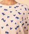 Pigiama cuore donna in cotone bianco AVALANCHE/ MULTICO
