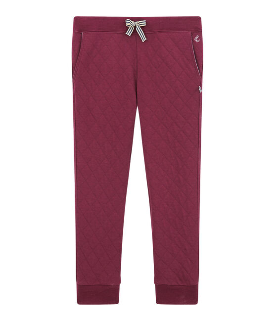 Pantalone in tubique matelassé per bambino viola OGRE