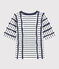 T-shirt kimono bianco MARSHMALLOW/blu SMOKING