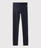 Leggings in jersey bambina blu SMOKING/giallo OR