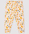 Pantalone bebè femmina in tubique beige MONTELIMAR/bianco MULTICO