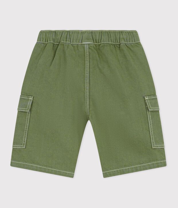 Bermuda cargo in cotone bambino OLIVINE