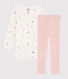 Camicia da notte fantasia fatata bambina in ciniglia con leggings