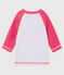 T-shirt anti-UV UPF 50+ bimbo/bimba bianco MARSHMALLOW/rosa CUPCAKE