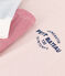 Pigiama millerighe tricolore in cotone donna bianco MARSHMALLOW/bianco MULTICO