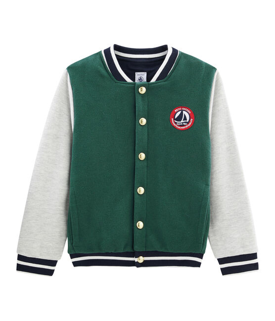 Giaccone teddy bambino verde SOUSBOIS