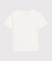 T-shirt a maniche corte in jersey sottile bambino bianco MARSHMALLOW