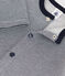 Cardigan per bebè millerighe in jersey spesso blu SMOKING/bianco MARSHMALLOW