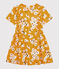 Abito manica corta bambina giallo BOUDOR/ MULTICO