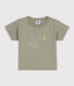 T-shirt bebè a maniche corte in jersey con motivo