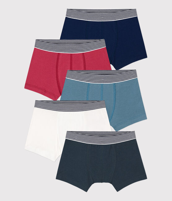 Confezione da 5 boxer bambino in cotone variante 1