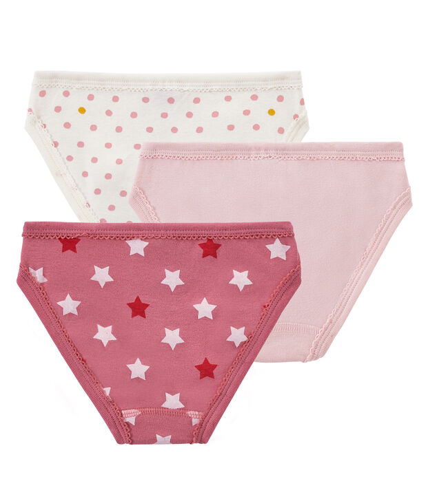 Lotto di 3 culottes per bambina multicolore