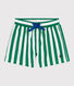 Shorts da bagno con stampa a righe neonato
