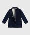 Parka bambina lunghezza midi blu SMOKING