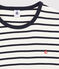 Pigiama a righe marinière unisex a costine bianco MARSHMALLOW/blu SMOKING