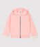 Felpa bambina con cappuccio in molleton rosa MINOIS