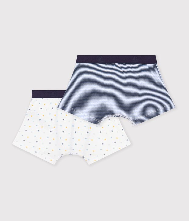 Lot de 2 boxers en coton multicolore