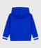 Felpa con cappuccio in cotone bambino blu PERSE