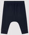 Leggings testa di gatto bebè in cotone biologico blu SMOKING