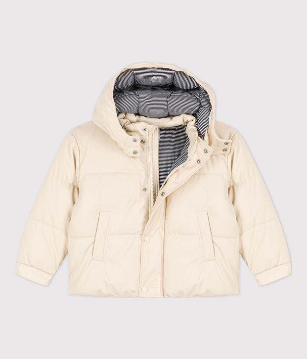 Piumino bambino unisex ecru